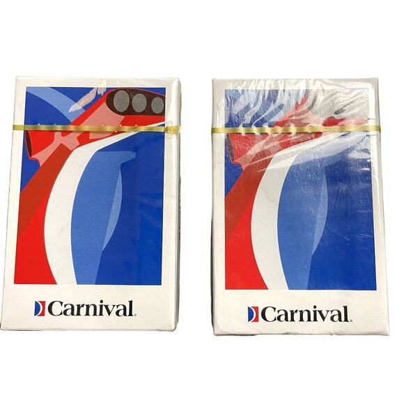 Carnival Cruise Line Playing Cards Set 2 New Sealed u - Picture 2 of 2